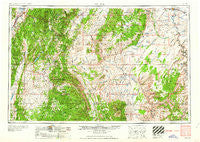 Salina Utah Historical topographic map, 1:250000 scale, 1 X 2 Degree, Year 1960