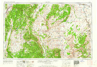 Salina Utah Historical topographic map, 1:250000 scale, 1 X 2 Degree, Year 1962