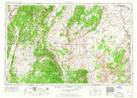 Salina Utah Historical topographic map, 1:250000 scale, 1 X 2 Degree, Year 1956