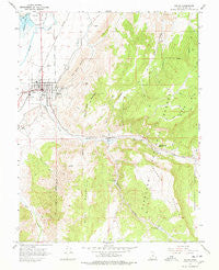 Salina Utah Historical topographic map, 1:24000 scale, 7.5 X 7.5 Minute, Year 1966
