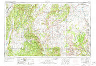 Salina Utah Historical topographic map, 1:250000 scale, 1 X 2 Degree, Year 1956