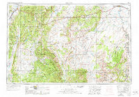 Salina Utah Historical topographic map, 1:250000 scale, 1 X 2 Degree, Year 1956