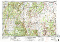 Salina Utah Historical topographic map, 1:250000 scale, 1 X 2 Degree, Year 1956