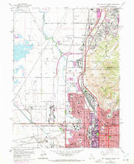 Salt Lake City North Utah Historical topographic map, 1:24000 scale, 7.5 X 7.5 Minute, Year 1963