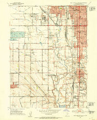 Salt Lake City South Utah Historical topographic map, 1:24000 scale, 7.5 X 7.5 Minute, Year 1951
