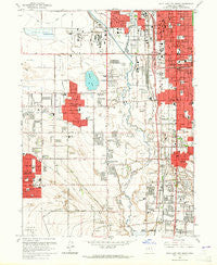 Salt Lake City South Utah Historical topographic map, 1:24000 scale, 7.5 X 7.5 Minute, Year 1963
