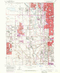 Salt Lake City South Utah Historical topographic map, 1:24000 scale, 7.5 X 7.5 Minute, Year 1963