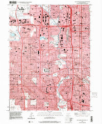 Salt Lake City South Utah Historical topographic map, 1:24000 scale, 7.5 X 7.5 Minute, Year 1999