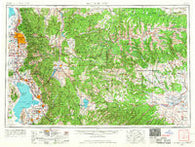 Salt Lake City Utah Historical topographic map, 1:250000 scale, 1 X 2 Degree, Year 1954