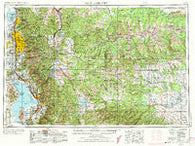 Salt Lake City Utah Historical topographic map, 1:250000 scale, 1 X 2 Degree, Year 1954