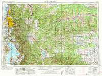 Salt Lake City Utah Historical topographic map, 1:250000 scale, 1 X 2 Degree, Year 1954