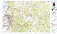 Salt Lake City Utah Historical topographic map, 1:100000 scale, 30 X 60 Minute, Year 1980