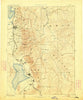Salt Lake Utah Historical topographic map, 1:250000 scale, 1 X 1 Degree, Year 1885