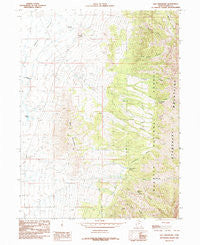 Salt Mountain Utah Historical topographic map, 1:24000 scale, 7.5 X 7.5 Minute, Year 1985