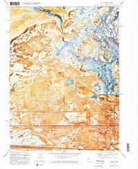 Saltair Utah Historical topographic map, 1:24000 scale, 7.5 X 7.5 Minute, Year 1972