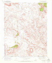 Salvation Creek Utah Historical topographic map, 1:24000 scale, 7.5 X 7.5 Minute, Year 1968