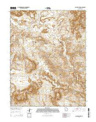 Salvation Creek Utah Current topographic map, 1:24000 scale, 7.5 X 7.5 Minute, Year 2014