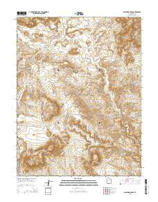 Salvation Creek Utah Current topographic map, 1:24000 scale, 7.5 X 7.5 Minute, Year 2014