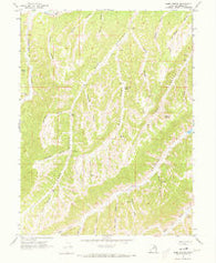 Sams Canyon Utah Historical topographic map, 1:24000 scale, 7.5 X 7.5 Minute, Year 1962