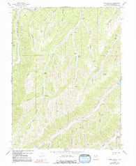 Sams Canyon Utah Historical topographic map, 1:24000 scale, 7.5 X 7.5 Minute, Year 1962