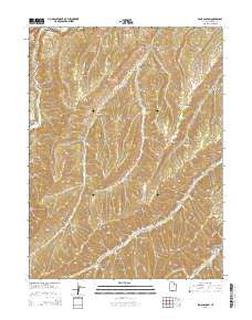 Sams Canyon Utah Current topographic map, 1:24000 scale, 7.5 X 7.5 Minute, Year 2014