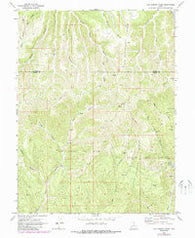 San Arroyo Ridge Utah Historical topographic map, 1:24000 scale, 7.5 X 7.5 Minute, Year 1970