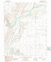 San Juan Hill Utah Historical topographic map, 1:24000 scale, 7.5 X 7.5 Minute, Year 1989