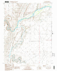 San Juan Hill Utah Historical topographic map, 1:24000 scale, 7.5 X 7.5 Minute, Year 1989