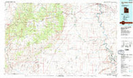 San Rafael Desert Utah Historical topographic map, 1:100000 scale, 30 X 60 Minute, Year 1986