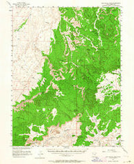 San Rafael Knob Utah Historical topographic map, 1:62500 scale, 15 X 15 Minute, Year 1952