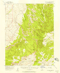 San Rafael Knob Utah Historical topographic map, 1:62500 scale, 15 X 15 Minute, Year 1952