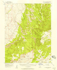 San Rafael Knob Utah Historical topographic map, 1:62500 scale, 15 X 15 Minute, Year 1952