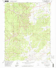 San Rafael Knob Utah Historical topographic map, 1:24000 scale, 7.5 X 7.5 Minute, Year 1983