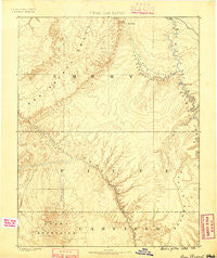 San Rafael Utah Historical topographic map, 1:250000 scale, 1 X 1 Degree, Year 1885