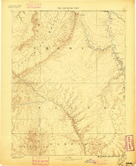 San Rafael Utah Historical topographic map, 1:250000 scale, 1 X 1 Degree, Year 1885