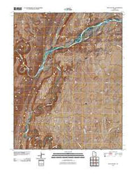 San Juan Hill Utah Historical topographic map, 1:24000 scale, 7.5 X 7.5 Minute, Year 2011