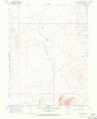 Sand Pass NE Utah Historical topographic map, 1:24000 scale, 7.5 X 7.5 Minute, Year 1967