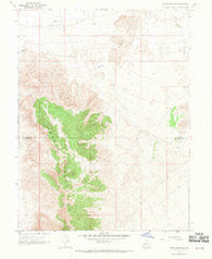 Sand Pass SE Utah Historical topographic map, 1:24000 scale, 7.5 X 7.5 Minute, Year 1967