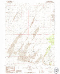 Sand Ridge Utah Historical topographic map, 1:24000 scale, 7.5 X 7.5 Minute, Year 1986