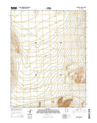 Sand Pass NE Utah Current topographic map, 1:24000 scale, 7.5 X 7.5 Minute, Year 2014