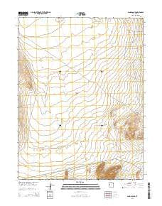 Sand Pass NE Utah Current topographic map, 1:24000 scale, 7.5 X 7.5 Minute, Year 2014