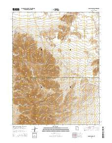 Sand Pass SE Utah Current topographic map, 1:24000 scale, 7.5 X 7.5 Minute, Year 2014