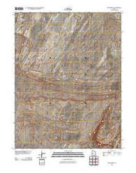 Sand Ridge Utah Historical topographic map, 1:24000 scale, 7.5 X 7.5 Minute, Year 2010