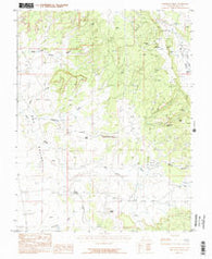 Sandstone Draw Utah Historical topographic map, 1:24000 scale, 7.5 X 7.5 Minute, Year 1987