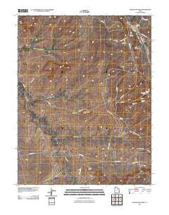 Sandstone Draw Utah Historical topographic map, 1:24000 scale, 7.5 X 7.5 Minute, Year 2011