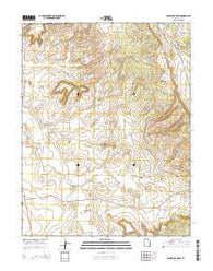 Sandstone Draw Utah Current topographic map, 1:24000 scale, 7.5 X 7.5 Minute, Year 2014