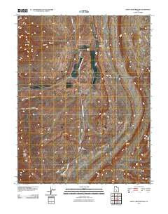 Sandy Creek Benches Utah Historical topographic map, 1:24000 scale, 7.5 X 7.5 Minute, Year 2010