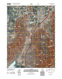 Santaquin Utah Historical topographic map, 1:24000 scale, 7.5 X 7.5 Minute, Year 2011