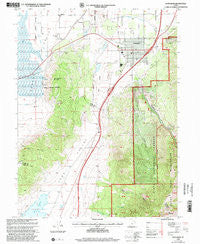 Santaquin Utah Historical topographic map, 1:24000 scale, 7.5 X 7.5 Minute, Year 1998