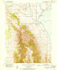 Saratoga Springs Utah Historical topographic map, 1:24000 scale, 7.5 X 7.5 Minute, Year 1951